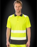 Heren Polo Result Recycled Safety R501X